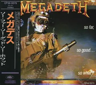 Megadeth - So Far, So Good... So What! (1988) [Japanese Edition]