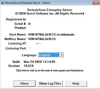 RemoteScan Enterprise Server 10.818 Multilingual