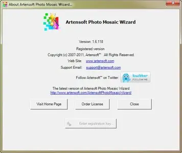 Artensoft Photo Mosaic Wizard 1.6.118
