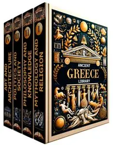 Ancient Greece Library: 4 BOOKS: Pillars of Culture, Philosophy, Politics, and Art