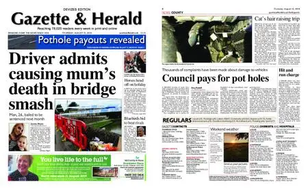 Gazette & Herald – August 15, 2019