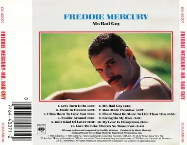 Freddie Mercury - Mr. Bad Guy (1985)