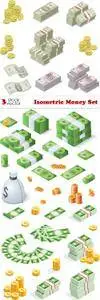 Vectors - Isometric Money Set