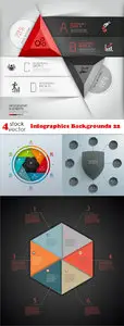 Vectors - Infographics Backgrounds 22