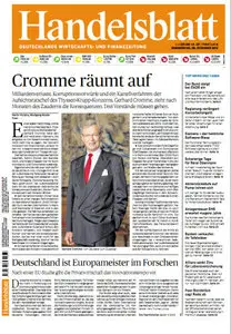 Das Handelsblatt vom 06 Dezember 2012