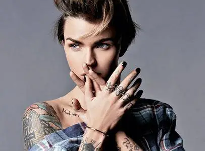 Ruby Rose by Jan Welters for Glamour Germany April 2016