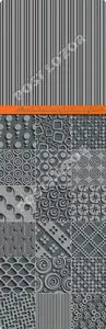 Abstract seamless pattern perforated vector background 2