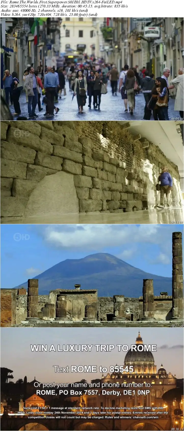 Rome The World's First Superpower (2014)