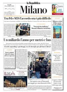 la Repubblica Milano - 28 Novembre 2022