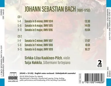 Sirkka-Liisa Kaakinen-Pilch, Tuija Hakkila - Johann Sebastian Bach: Six Sonatas, BWV 1014-1019 (2024)