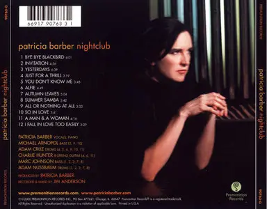 Patricia Barber - Nightclub (2000) {Premontion HDCD}