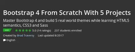 Udemy - Bootstrap 4 From Scratch With 5 Projects