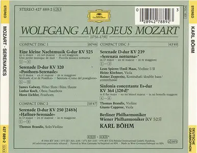 W.A. Mozart - Berliner & Wiener Philharmoniker / Karl Böhm - Serenades (1983)