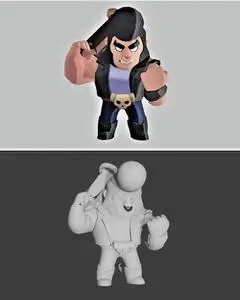 Brawl Stars - Bull figurine