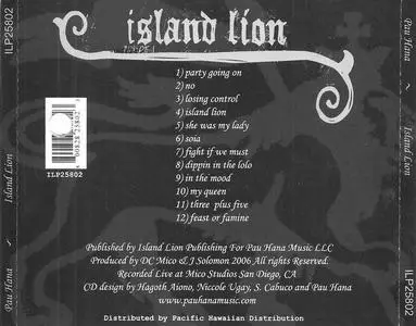 Pau Hana - Island Lion (2006) {Island Lion Publishing}