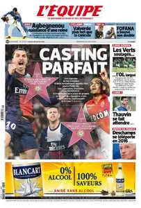 L'Equipe - Vendredi 29 Août 2014