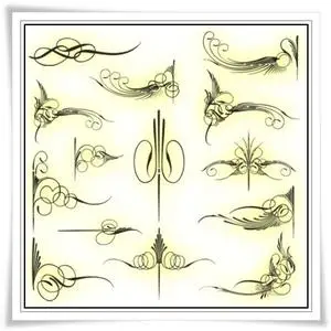 Art Nouveau brushes