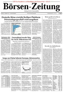 Boersenzeitung vom 1. Dezember 2009