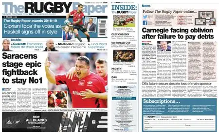 The Rugby Paper – June 02, 2019