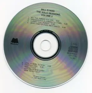 Bill Evans - The Solo Sessions, Volume 2 (1963) {Milestone MCD-9195-2 rel 1992}