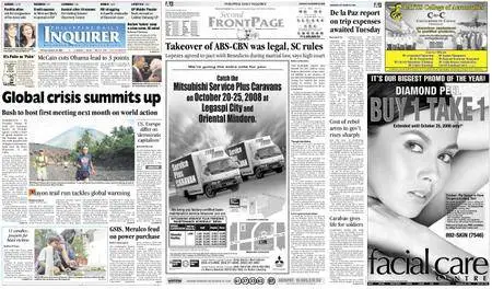Philippine Daily Inquirer – October 20, 2008