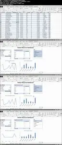 Excel Interactive Human Resource Data Dashboard