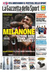 La Gazzetta dello Sport Roma – 05 ottobre 2018