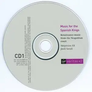 Jordi Savall & Hesperion XX - Music For The Spanish Kings (2001) {2CD Set Virgin 7243 5 61875 2 8 rec 1983}