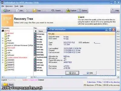 Runtime GetData Back for NTFS v.3.03.013