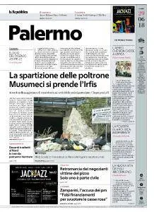 la Repubblica Palermo - 29 Giugno 2018