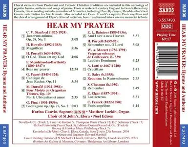 Noel Edison, Choir of St John's, Elora - Hear My Prayer: Hymns and Anthems (2006)