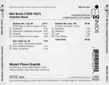 Mozart Piano Quartet - Mel Bonis: Piano Quartets (2008)