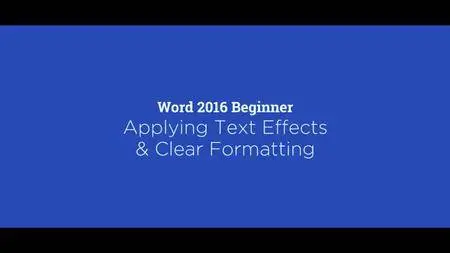 Word 2016 Introduction