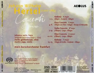 Martin Jopp, Main-Barockorchester Frankfurt - Johann Wilhelm Hertel: Concerti, Sinfoniae (2005)