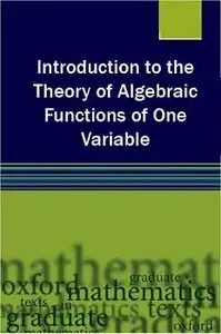 Claude Chevalley, Introduction to the Theory of Algebraic Functions of One Variable Mathematical Surveys Number VI