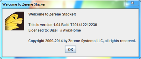 Zerene Stacker Pro v1.04 T201412212230 (Win/Mac/Lnx)