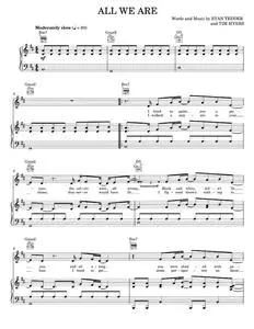 All we are - OneRepublic (Piano-Vocal-Guitar)