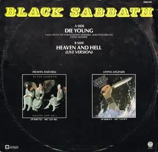 Black Sabbath - Die Young (UK 12" single) (vinyl rip) (1980) {Vertigo}