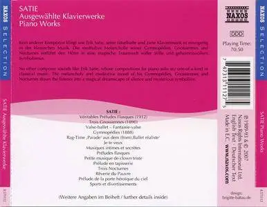 Klara Kormendi - Erik Satie: Piano Works (Naxos Selection) (2007)
