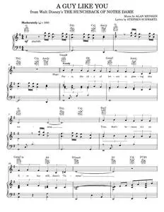A Guy Like You - Alan Menken, Vanessa Williams (Piano-Vocal-Guitar)