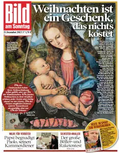 Bild Zeitung vom 23 Dezember 2012