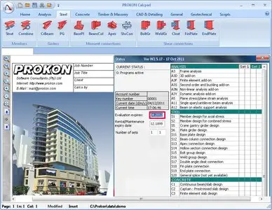 PROKON Structural Analysis and Design 2.5.17 SP1