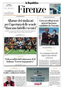 la Repubblica Firenze - 1 Agosto 2022