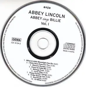 Abbey Lincoln - Abbey sings Billie (1987) {2CD Set, Enja 9134-2 rel 2001}