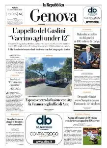 la Repubblica Genova - 27 Novembre 2021