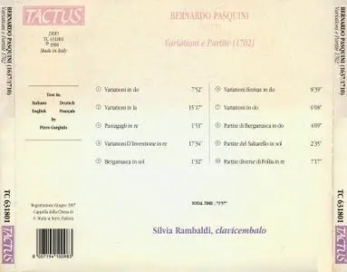 Silvia Rambaldi - Bernardo Pasquini: Variationi e Partite (1998)