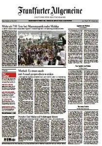 Frankfurter Allgemeine Zeitung FAZ - 25 September 2015