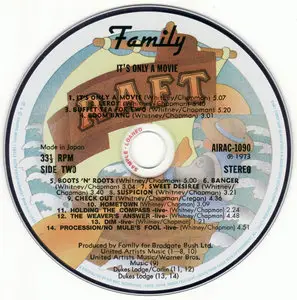 Family - It's Only a Movie (1973) [2004, Air Mail Recordings, AIRAC 1090]