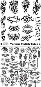Vectors - Various Stylish Tatoo 4