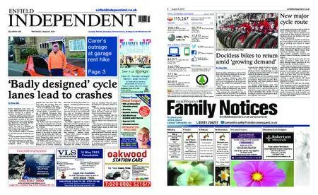 Enfield Independent – August 08, 2018